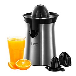 [bis Mitternacht] Russell Hobbs Classics elektrische Zitruspresse (2 Presskegel, Edelstahl)
