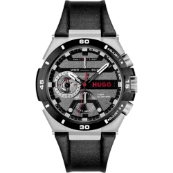 [beendet] HUGO Herren-Quarz-Uhr #WILD (Multifunktion, Lederarmband) für 81€ (-50%)