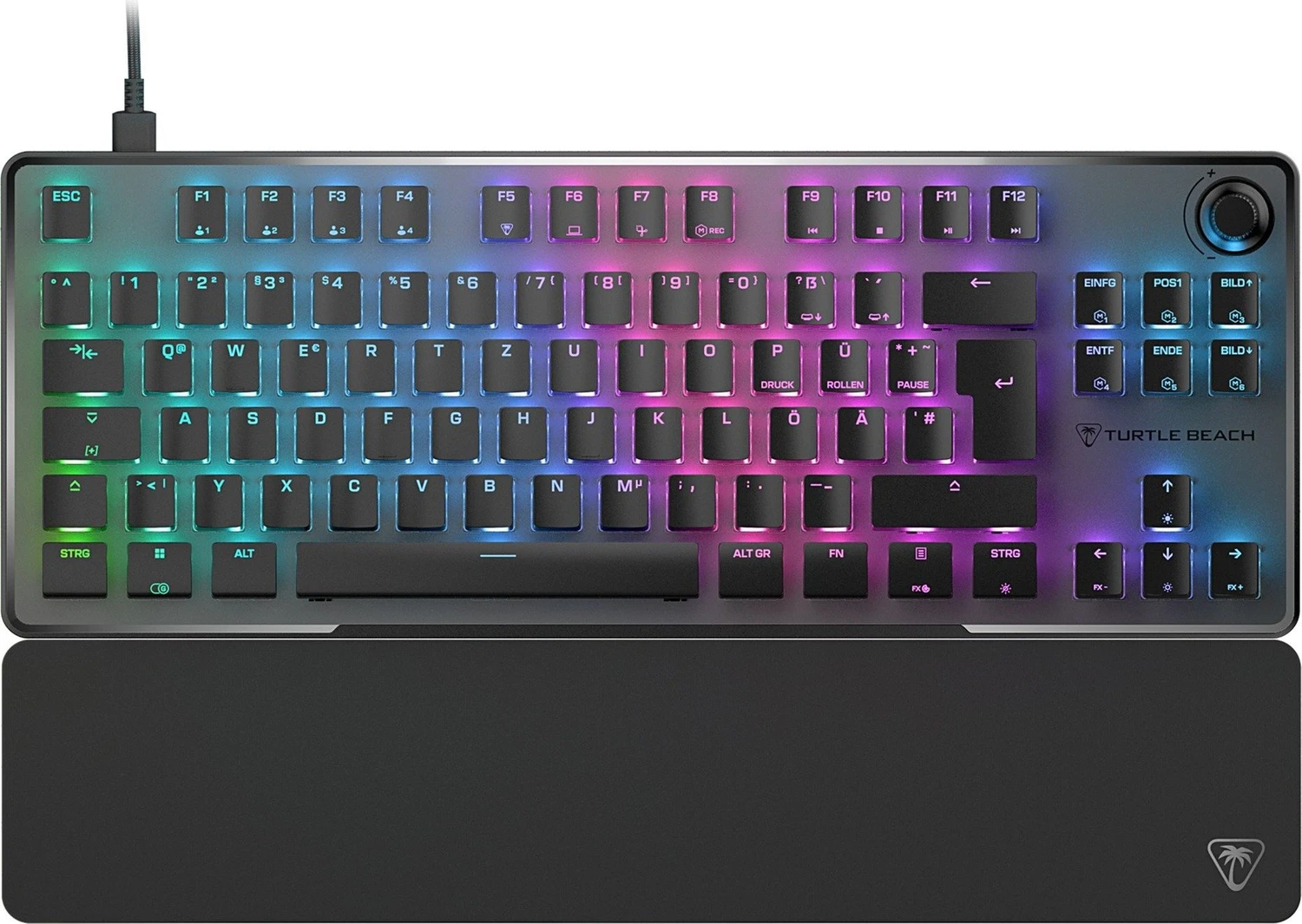 Turtle Beach Vulcan II TKL Pro, schwarz, LEDs RGB, Gateron KS-37B Magnetic, USB, DE für 70€ (-34%)