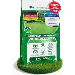 Natureflow Rasensamen schnellkeimend (1kg) für 12€ (-20%)
