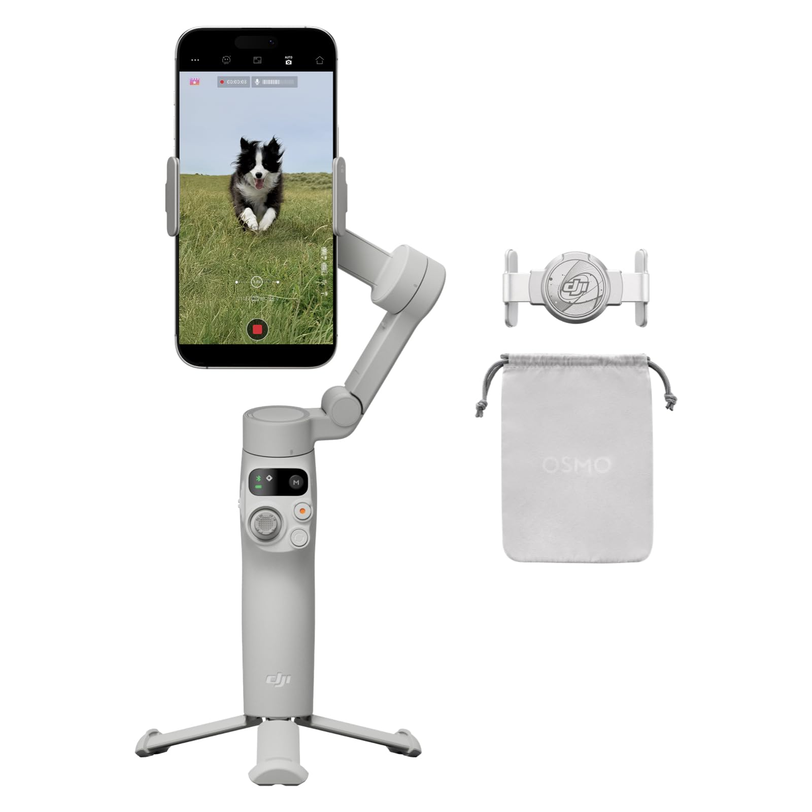 DJI Osmo Mobile 7 Smartphone-Gimbal – reduziert, 3-Achsen-Stabilisierung & integriertes Stativ für 62€ (-22%)