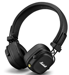Marshall Major IV Bluetooth Kopfhörer (80h Akku, Kabelloses Laden) für 39€ (-37%)