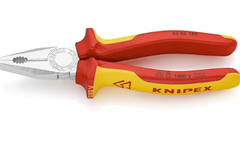 KNIPEX Kombizange 180 mm (VDE-isoliert, verchromt) für 19€ (-21%)