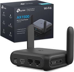 TP-Link TL-WR1512X Wi-Fi 6 Reise WLAN Router AX1500 für 50€ (-29%)