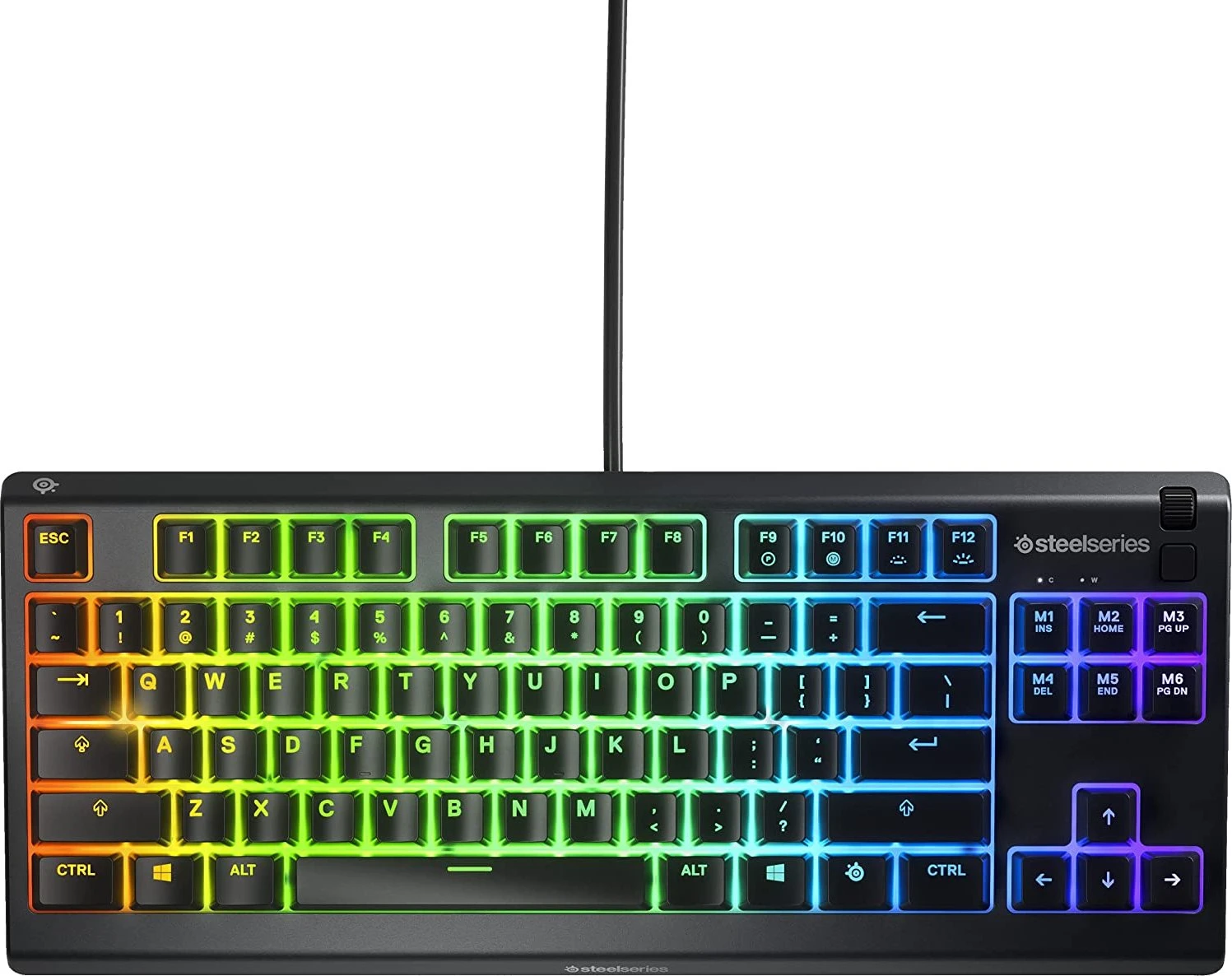 SteelSeries Apex 3 TKL, schwarz, LEDs RGB, USB, DE für 39€ (-13%)