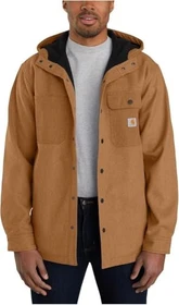 Carhartt Rain Defender Relaxed Fit Heavyweight Hooded Jacke oiled walnut heather (Herren) für 43€ (-23%)