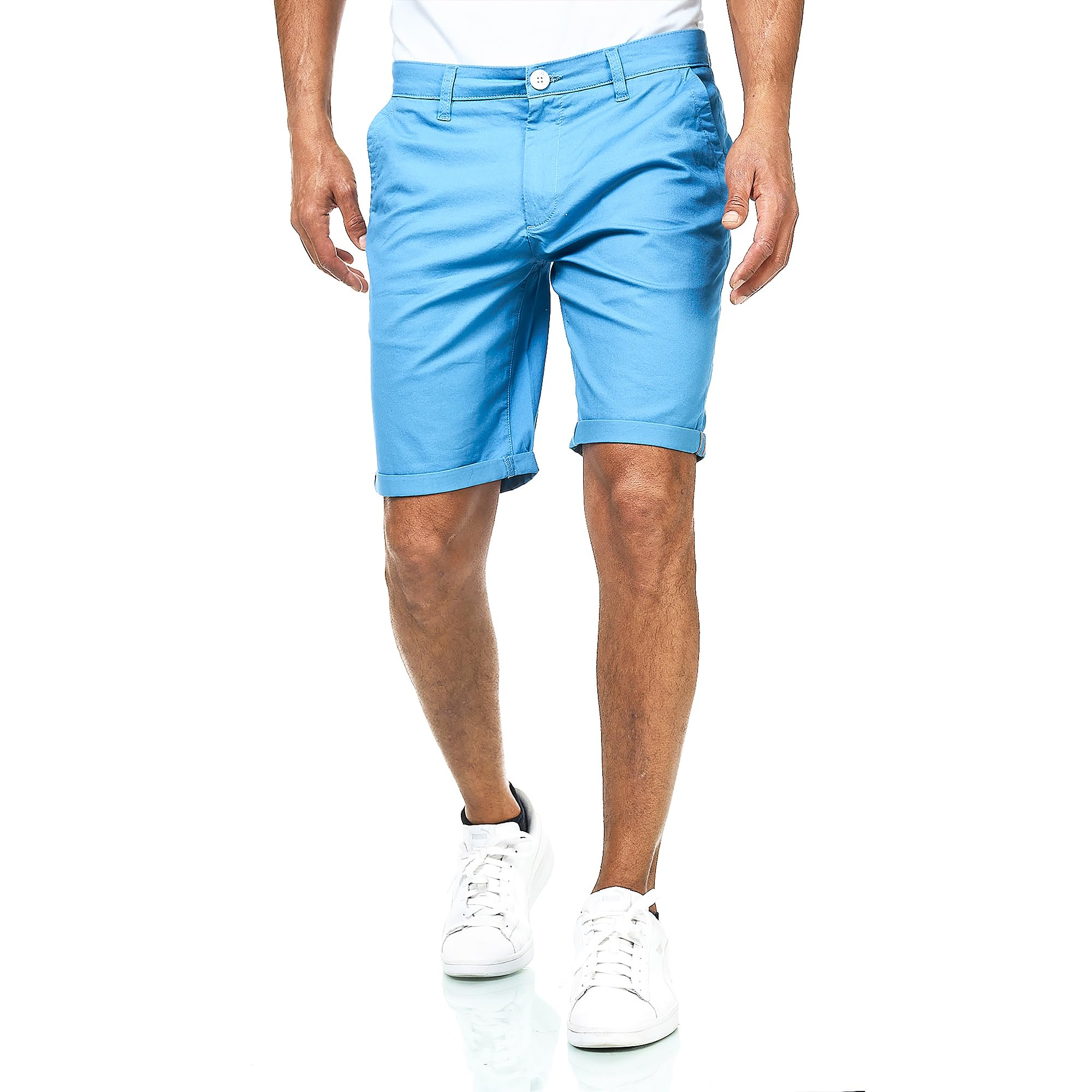 Smith & Solo Kurze Hosen Herren – Chino Shorts Kurz Baumwolle, Bermuda Hose Sommer, Laufshorts Männer Sport Trainingshose für 16€ (-20%)