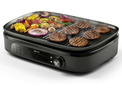 Philips Tischgrill 3000 Series (2400W, Antihaft-Platte, spülmaschinenfest) für 60€ (-21%)