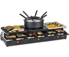 Klarstein Fonduelette XL (3-in-1 Raclette & Fondue) für 83€ (-15%)