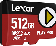 Lexar Play PRO MicroSDXC Express-Karte 512GB für 93€ (-31%)