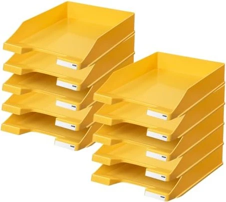 HAN Klassik Papierablage, A4, gelb, 10er-Pack für 7€ (-72%)