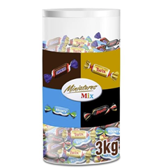 Mars Miniatures Mix Schokolade (3 kg, ca. 296 Riegel) für 31€ (-26%)