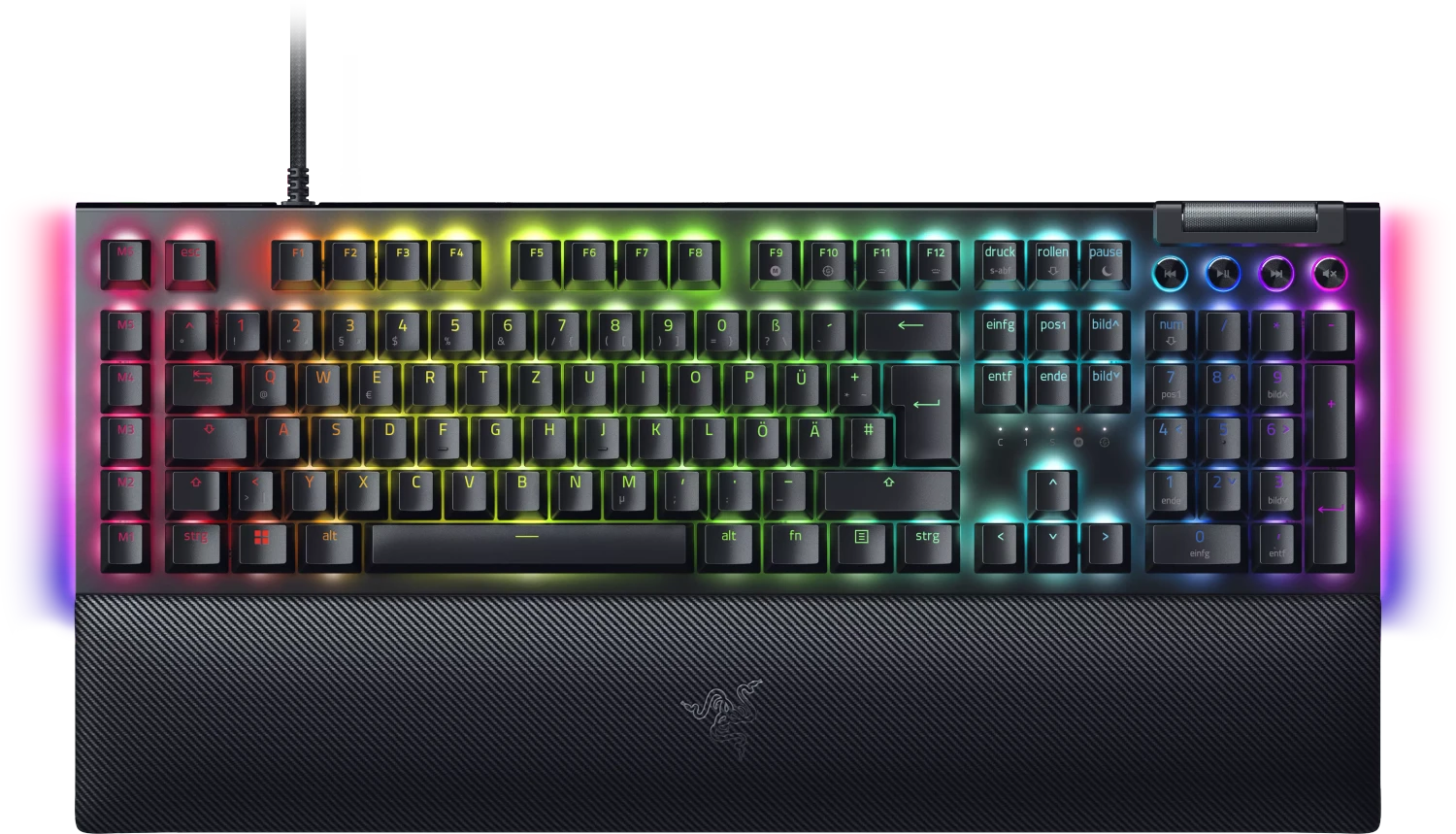 Razer BlackWidow V4, Razer YELLOW Linear Gen-3, USB, DE für 90€ (-21%)