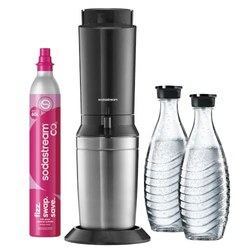 SodaStream Crystal 3.0 Wassersprudler mit 2 Glaskaraffen + CO2-Zylinder