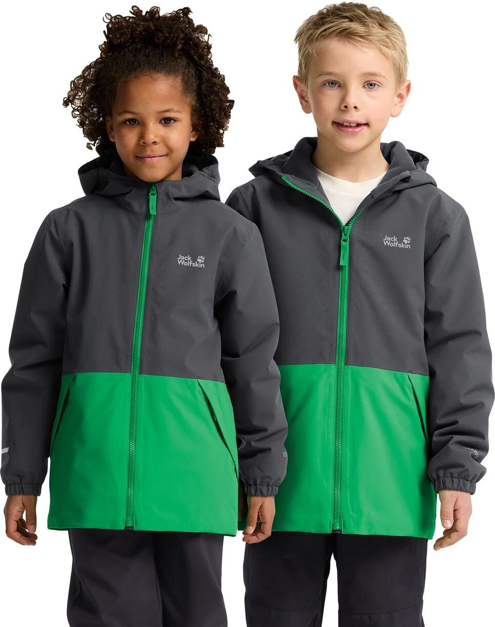 Jack Wolfskin Snow Days Funktionsjacke mystic green (Junior) für 37€ (-13%)