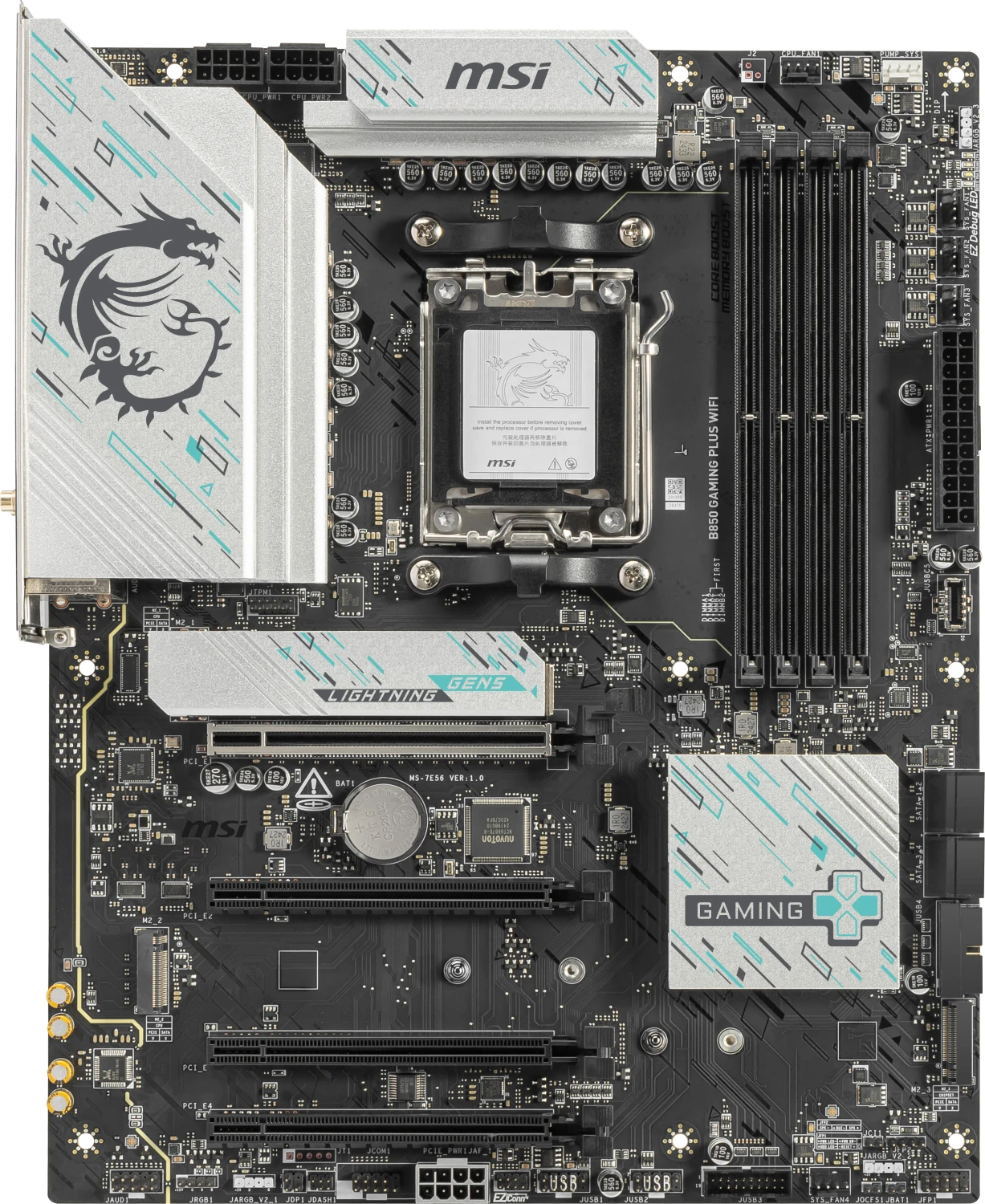 MSI B850 Gaming Plus WIFI (AMD AM5) für 151€ (-6%)