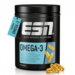 ESN Omega-3 hochdosiert (1200 mg EPA + 900 mg DHA, 300 Kapseln)