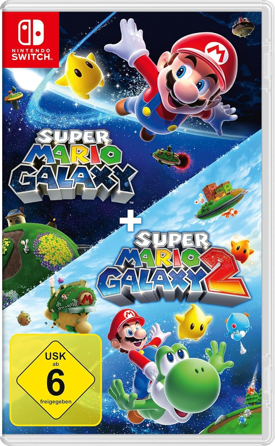Amazon / Müller (44€ in der Müller App+Abholung) | Super Mario Galaxy + Super Mario Galaxy 2 – Nintendo Switch für 49€ (-10%)