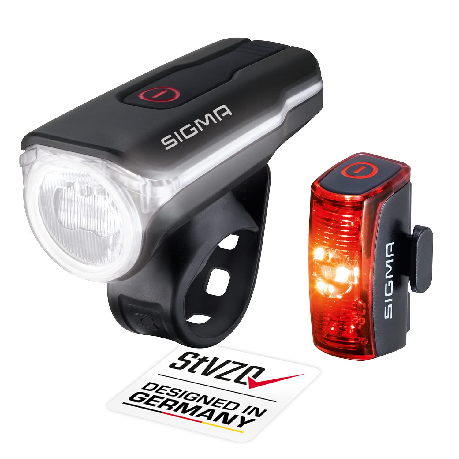 SIGMA LED Fahrradlicht Set AURA 60 und INFINITY für 34€ (-24%)
