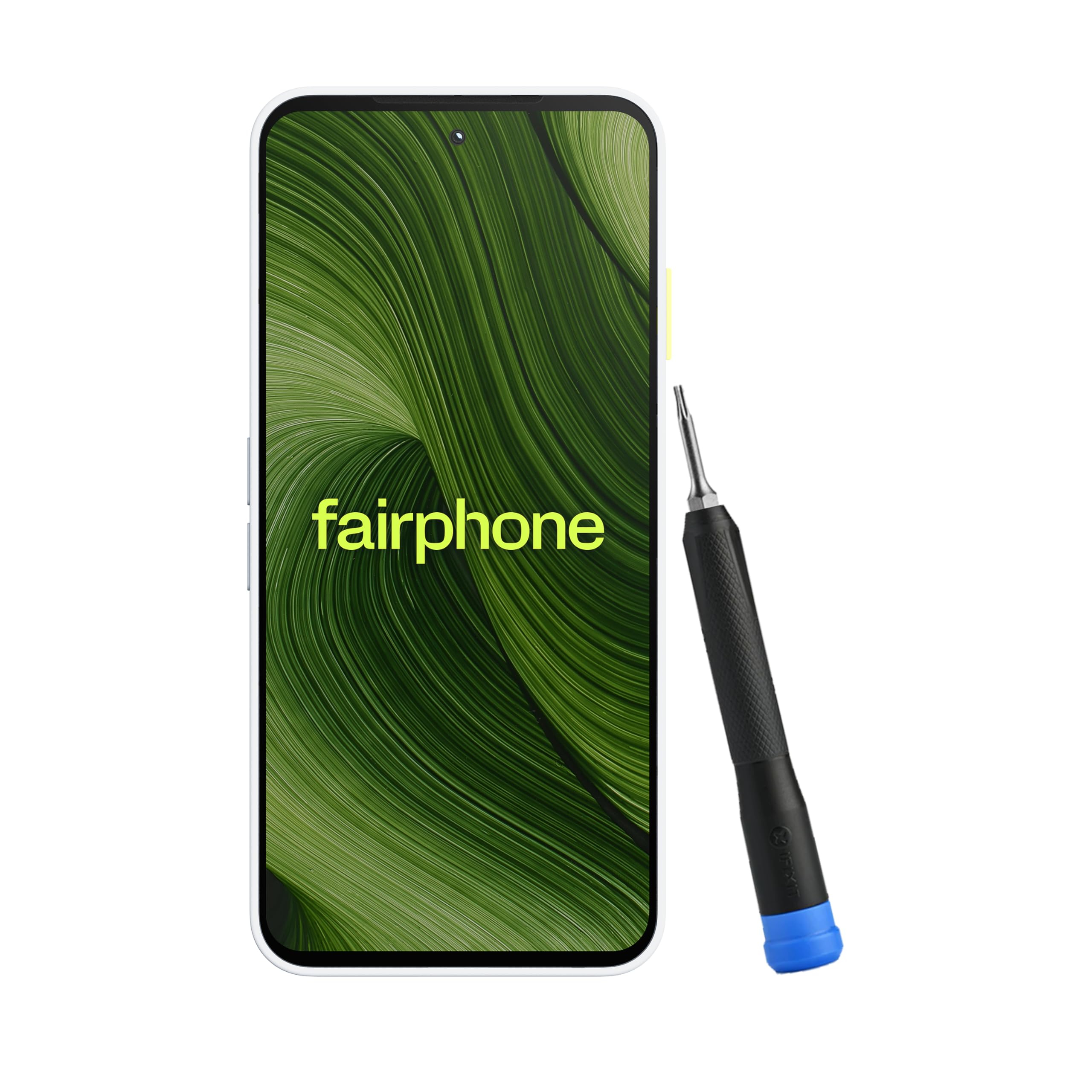 Fairphone Gen. 6 Smartphone (6,31″-Display, 50-MP-Dual-Kamera, 8GB/256GB, 4415 mAh, Android 16) inkl. iFixit Schraubendreher für 489€ (-5%)