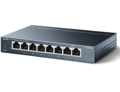 TP-Link TL-SG108 8-Port Gigabit Switch (Metallgehäuse, Plug & Play) für 17€ (-21%)