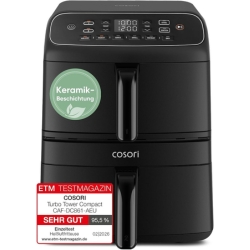 COSORI Airfryer Turbo Tower Compact für 160€ (-11%)