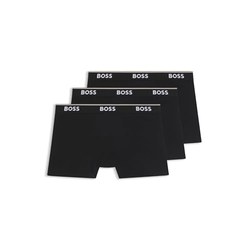 BOSS BoxerBr 3P Power Boxershorts 3er Pack (Schwarz)