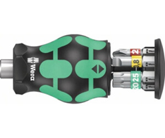 Wera Kraftform Kompakt Stubby 1 mit 6-teiligem Bit-Magazin für 14€ (-23%)
