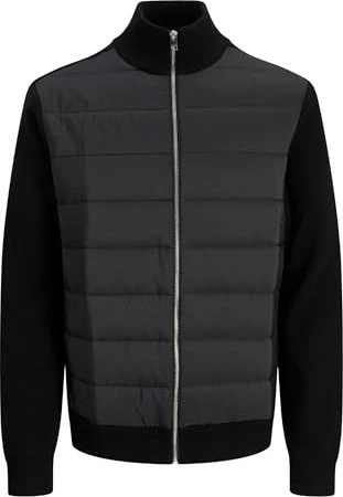 Jack & Jones Perfect Knit Hybrid Cardigan Sn Jacke schwarz (Herren) für 49€ (-11%)
