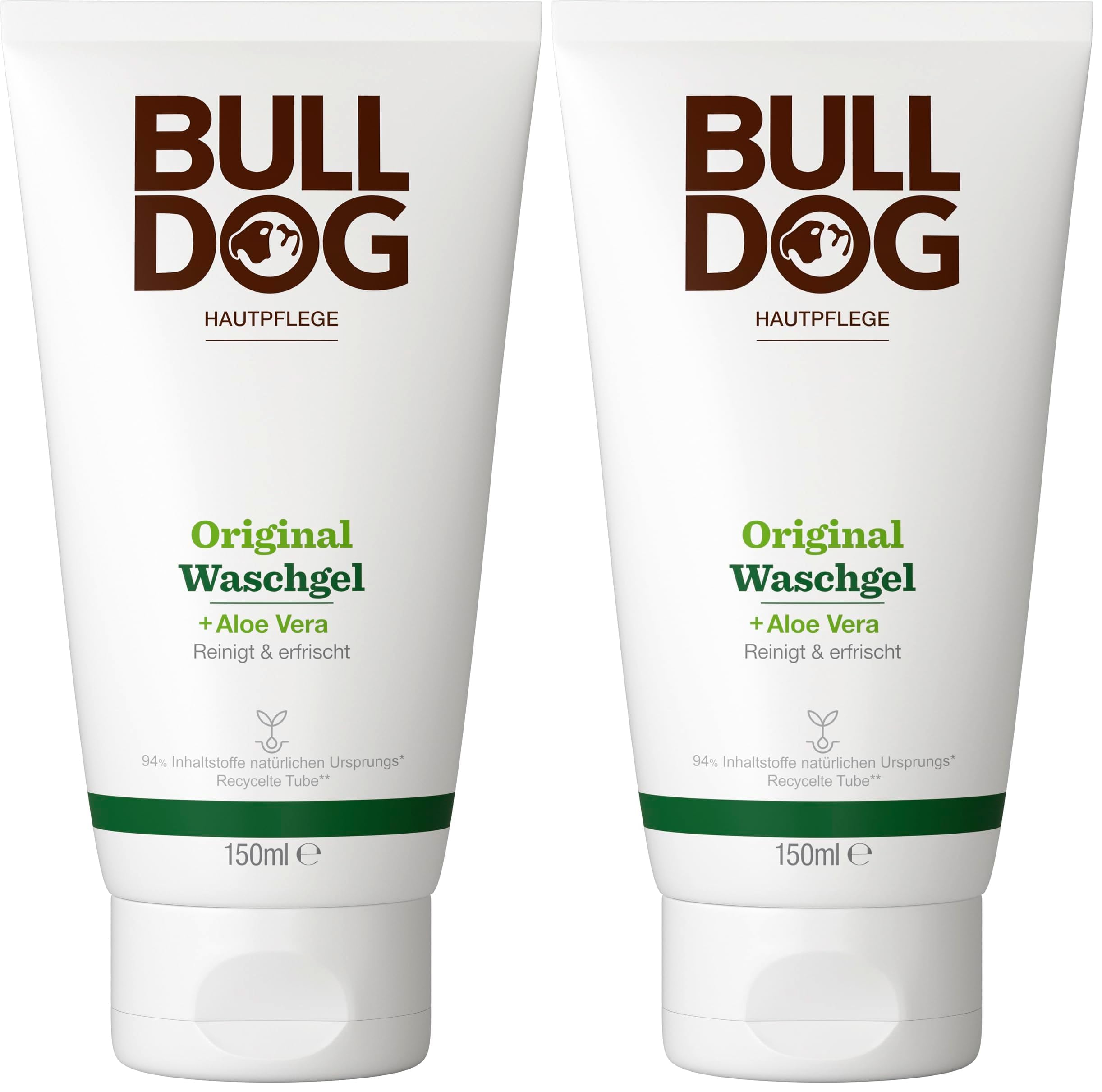 BULLDOG Hautpflege für Männer | Original Waschgel 2er Pack 2x 150ml für 7€ (-37%)