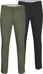 JACK & JONES 2er-Pack Slim Fit Chinos für 28€ (-20%)