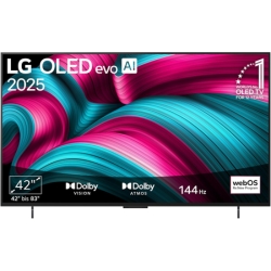 LG OLED42C5ELB 4K evo AI TV (2025, 144Hz, a9 Gen8)