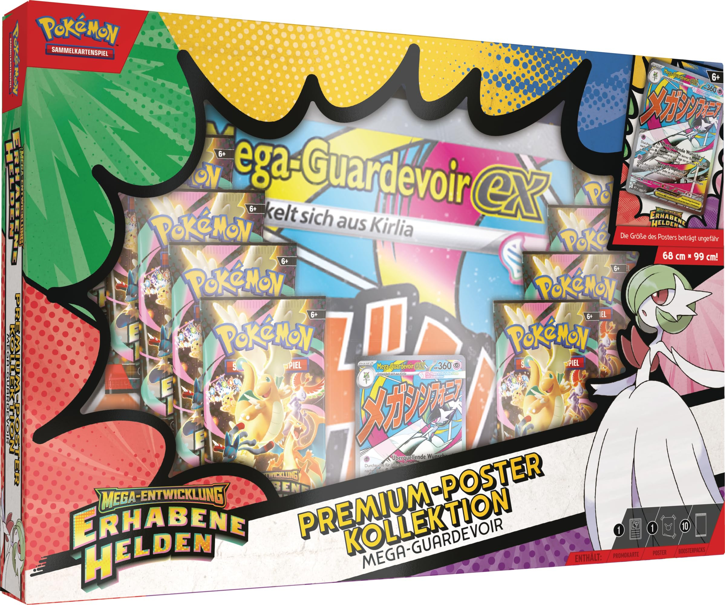 Pokemon Erhabene Helden Premium-Poster-Kollektion Mega Guardevoir (Einladung) für 57€ (-26%)