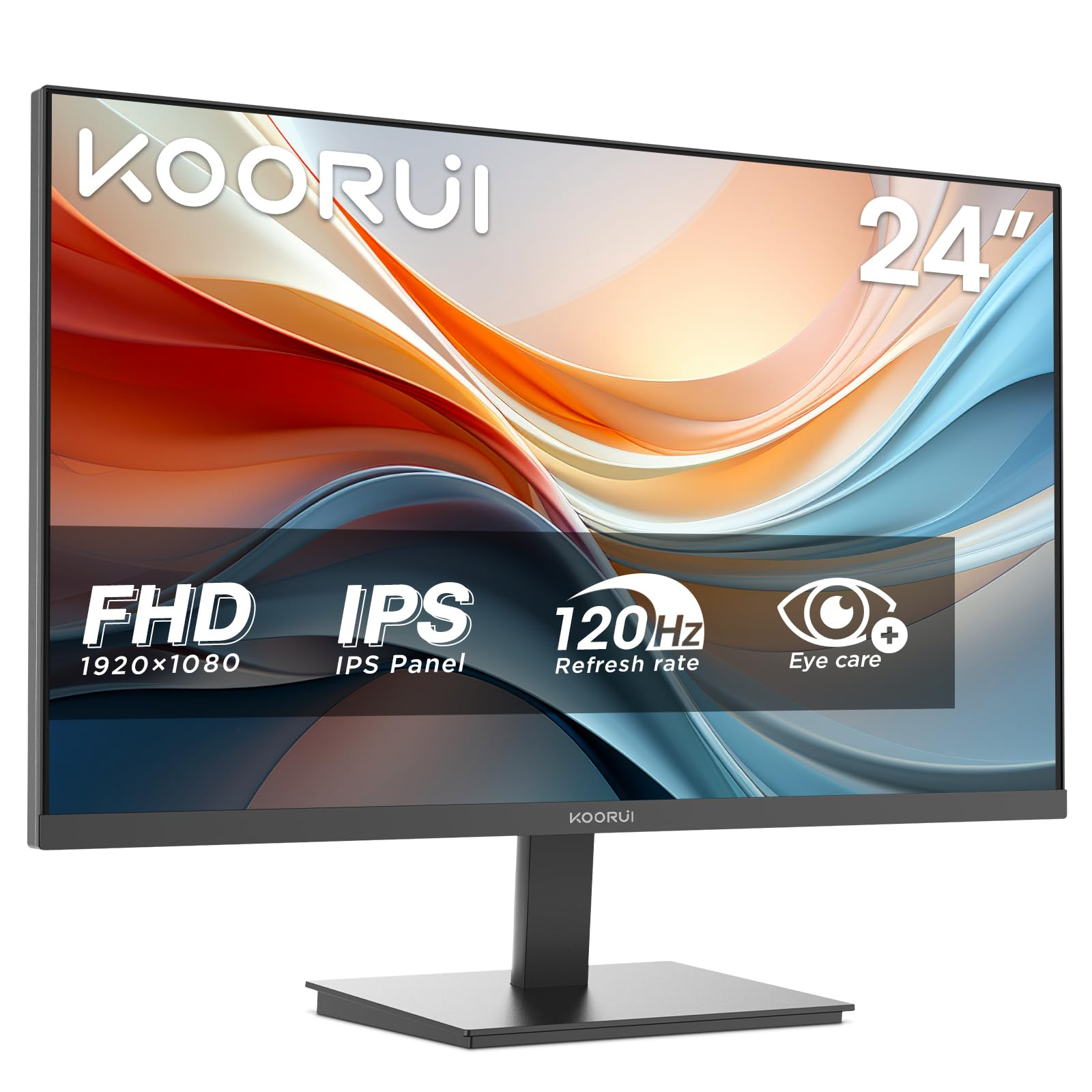 KOORUI E2411H 24″ FHD IPS PC Monitor mit 120Hz, 99 Prozent SRGB Eye Care für 60€ (-38%)