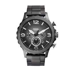 Fossil Nate Herren-Chronograph (Edelstahl, 50 mm)