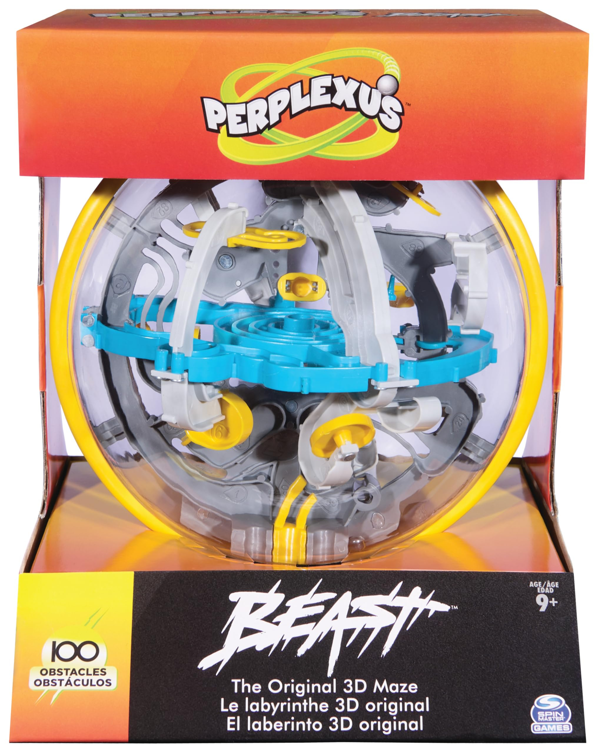 SpinMaster Perplexus „Beast“ | 3D-Kugellabyrinth mit 100 Hindernissen | Fortgeschrittenen-Level ab 9 Jahren für 15€ (-24%)