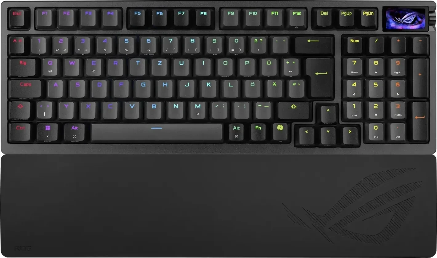 ASUS ROG Azoth 96 HE Gaming Keyboard, PBT, hot-swap, ROG HFX V2 Magnetic, USB/Bluetooth, DE für 351€ (-7%)