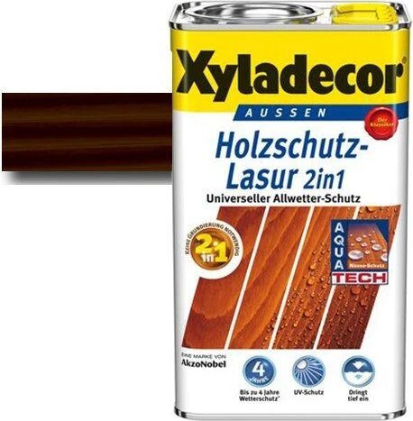 Xyladecor Holzschutz-Lasur palisander, 750ml für 10€ (-29%)