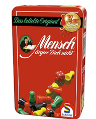 Mensch ärgere Dich nicht (Reise-Ausgabe in Metalldose) für 5€ (-49%)