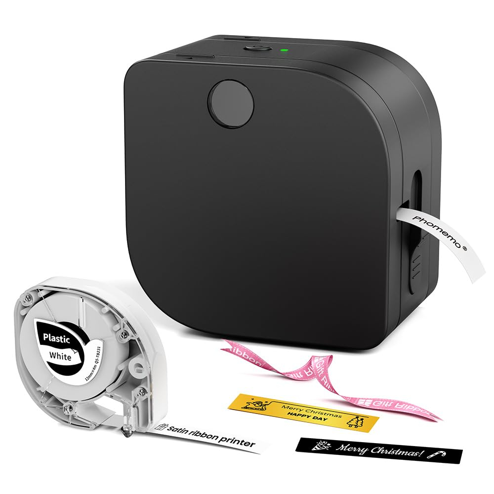 Phomemo P12 Etikettendrucker, Tragbares Beschriftungsgerät, Etikettiergerät Bluetooth Kompatibel mit iOS & Android für 11€ (-35%)