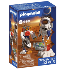 PLAYMOBIL Space ESA Astronaut mit Roboter & Station für 10€ (-32%)