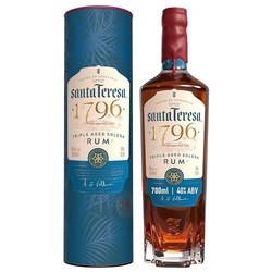 Santa Teresa 1796 Triple Aged Solera Rum (0,7 L, 40%) in Metalldose