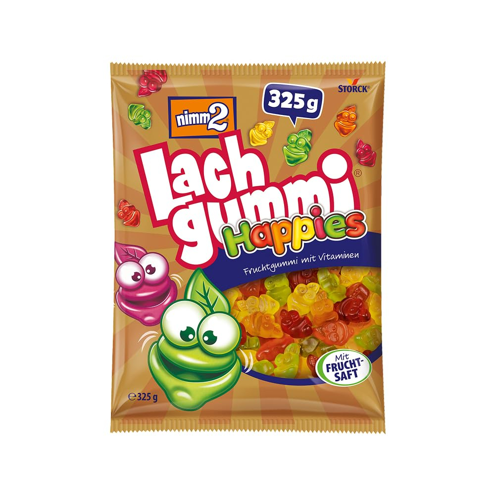 nimm2 Lachgummi Happies, Fruchtgummis – 1 x 325 g für 1€ (-21%)