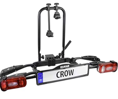 EUFAB Fahrradträger CROW (für 2 Fahrräder, E-Bike fähig, Diebstahlschutz, 50kg Nutzlast) für 119€ (-32%)