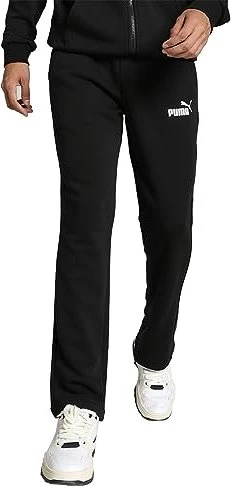 Puma Essentials Logo Trainingshose lang puma black (Herren) für 15€ (-9%)