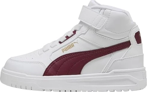 Puma Shuffle Downtown Mid white/team regal red gold (Junior) für 14€ (-19%)