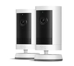 2er-Set Ring Außenkamera Plus Akku (2K, Farbe) für 100€ (-13%)