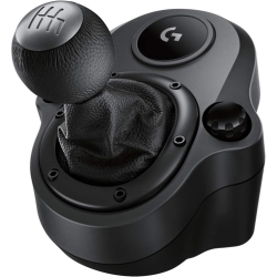 Logitech G Driving Force Schalthebel (Echtleder, 6-Gänge) für 32€ (-24%)