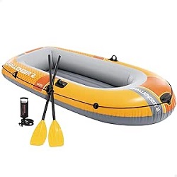 Intex Challenger 2 Schlauchboot-Set (inkl. Ruder & Pumpe, 200kg Tragkraft) für 34€ (-15%)