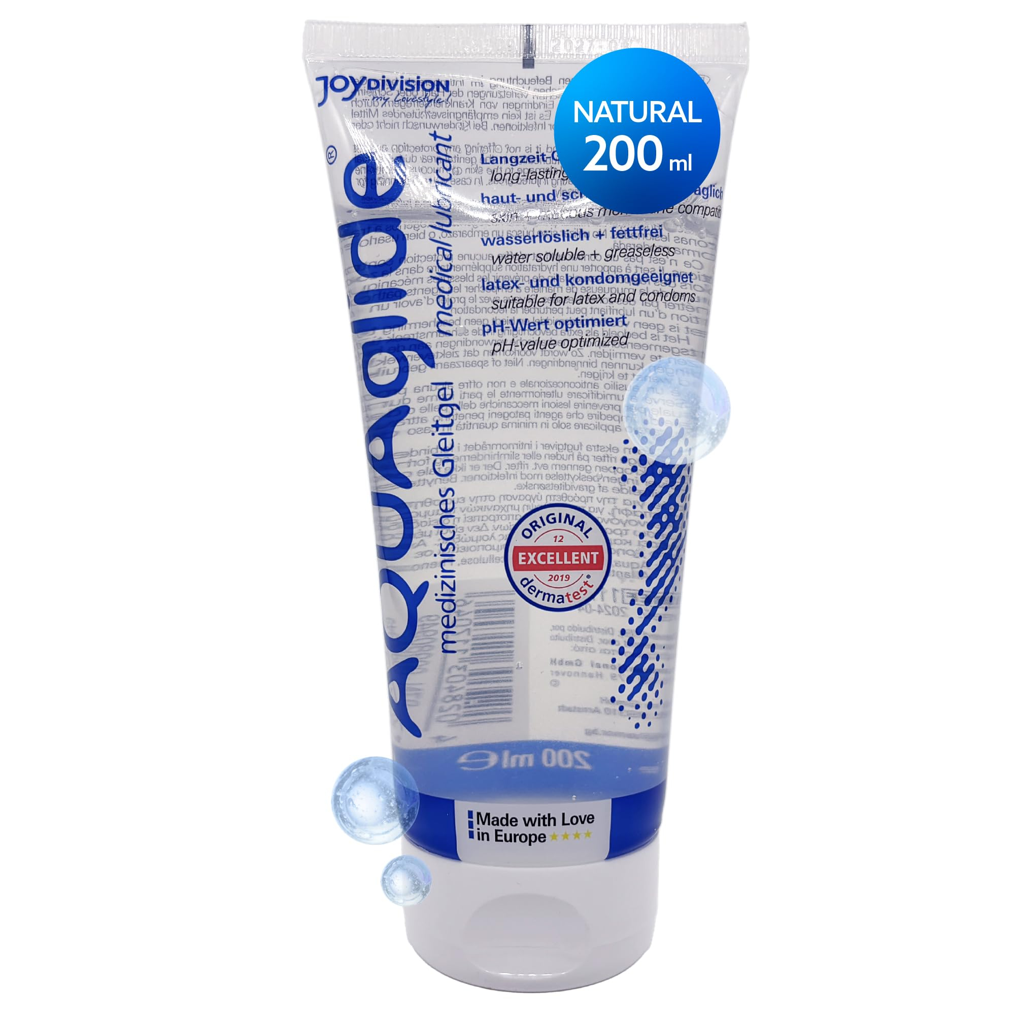 JoyDivision AquaGlide Wasserbasiertes Gleitgel 200 ml für 5€ (-43%)